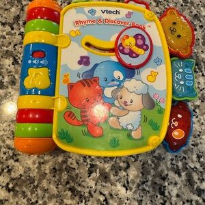 V Tech Rhyme & Discover Book - Multicolor